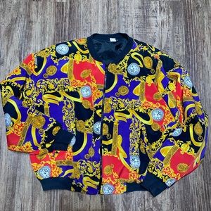 Baroque Printed Bomber Jacket